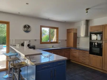 Maison Moderne 11 Pers, Piscine Chauffée, Animaux Admis, Le Tour du Parc - Photo 3