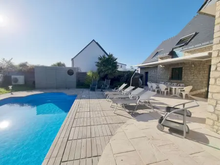Maison Moderne 11 Pers, Piscine Chauffée, Animaux Admis, Le Tour du Parc - Photo 4