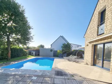 Maison Moderne 11 Pers, Piscine Chauffée, Animaux Admis, Le Tour du Parc - Photo 8