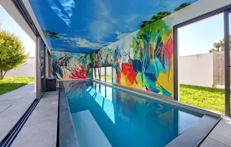Villa piscine intérieure, Maison 10 personnes à Royan - Photo 9