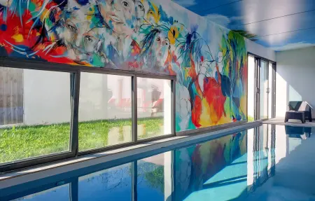 Villa piscine intérieure, Maison 10 personnes à Royan - Photo 11