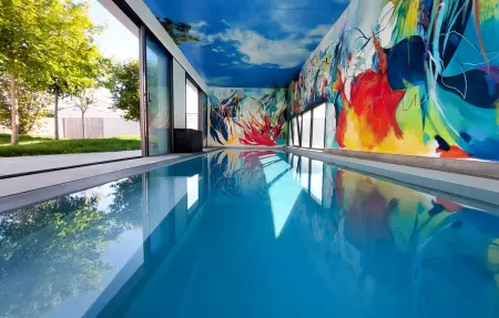 Villa piscine intérieure, Maison 10 personnes à Royan - Photo 12