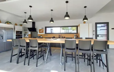 Villa piscine intérieure, Maison 10 personnes à Royan - Photo 19