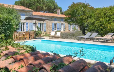 Luxueuse maison avec piscine, Maison 10 personnes à Cravans - Photo 14