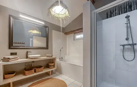 Luxueuse maison avec piscine, Maison 10 personnes à Cravans - Photo 37