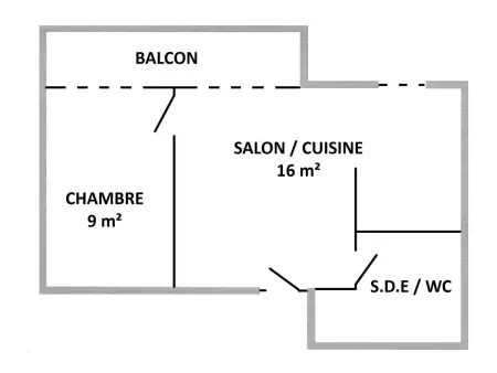 Appartement au cœur du Pouliguen avec balcon et parking, animaux admis - Photo 6