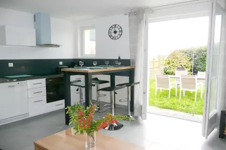 Doppelhaushälfte in Plouguerneau, Appartement à Lilia près de Kastell Ac h Strand - Photo 7