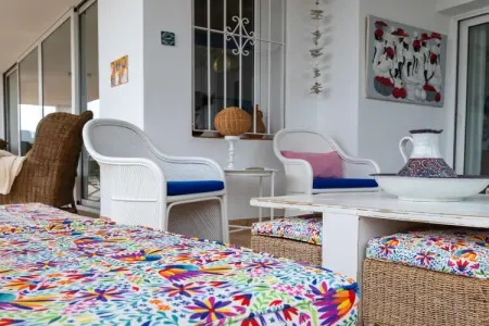 CT 385 AL - Faro's Soulrise Villa - Mojacar - Pool & Artistic Flair close to the Beach, Villa de vacances avec vue sur la mer à Mojácar - Photo 32