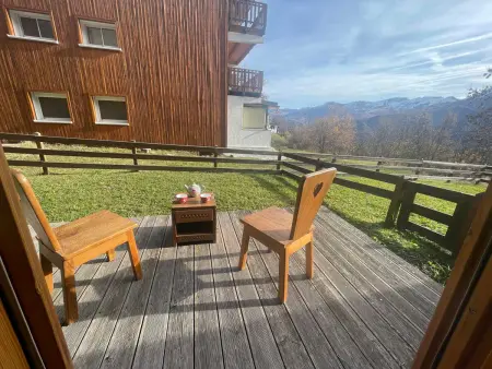 Appartement cosy à Pra-Loup 1600, 2 chambres, terrasse, parking - Photo 1