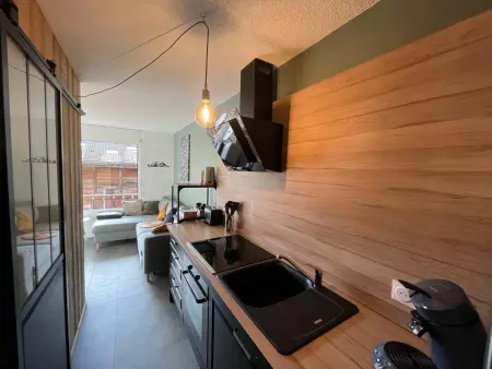 Appartement rénové 2 pièces, centre station, garage, animaux admis - Photo 8