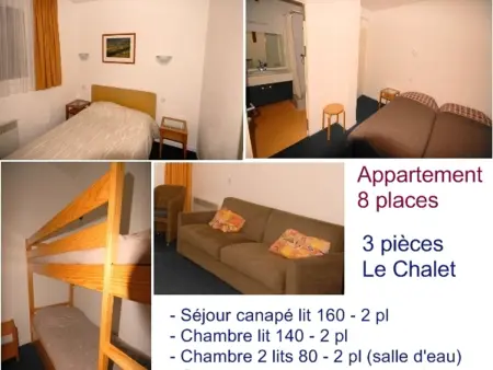 Gourette : Appartement 8 pers, Piscine & Wifi, Appartement 8 personnes à Gourette - Photo 6