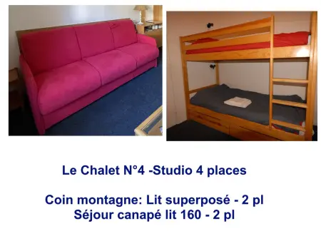 Studio 4 pers à Gourette avec Wifi et animaux acceptés - Photo 3