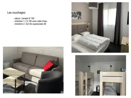 Appartement 8 pers, piscine, animaux admis, Gourette - Photo 6