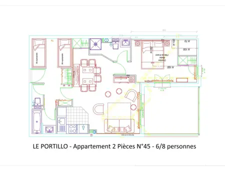 Gourette: Appartement 8 pers, 56m² avec Animaux admis - Photo 10