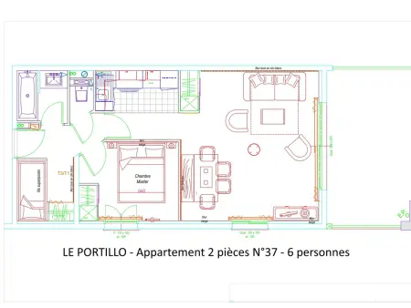 Appartement avec piscine à Gourette, 6 pers, 49m² - Photo 11