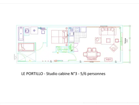 Gourette - Studio 6 pers avec piscine, Appartement 6 personnes à Gourette - Photo 7