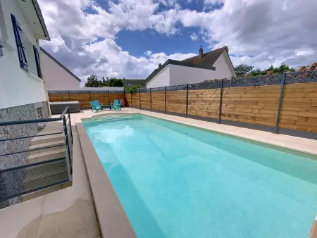 Maison familiale avec piscine chauffée à Hauteville-sur-Mer - Photo 19