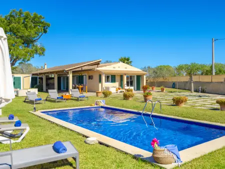 Villa récente avec piscine privée à Can Picafort, vue jardin - Photo 6