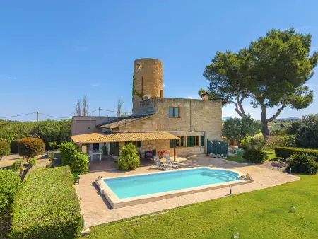Villa pour 2 avec piscine privée et climatisation à Santa Margalida - Photo 6