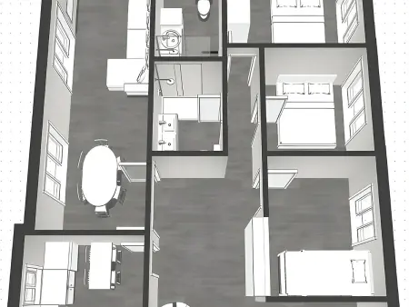 Appartement moderne à Can Picafort pour 6 personnes avec climatisation - Photo 7