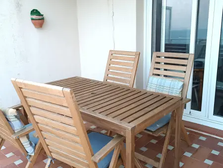 Appartement familial à Pineda de Mar, 3 chambres, 6 pers, terrasse vue mer - Photo 4