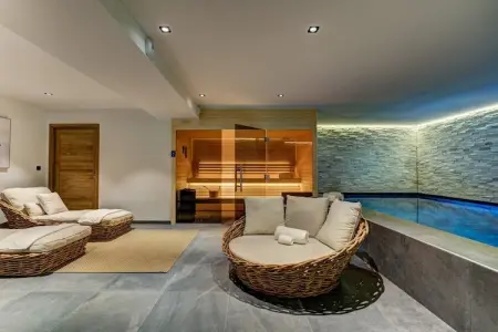 Black Pearl, Chalet de luxe avec piscine et sauna - Photo 8