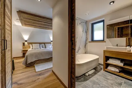 Cotes du Lavancher, Chalet de luxe 5 chambres avec piscine et sauna - Photo 25