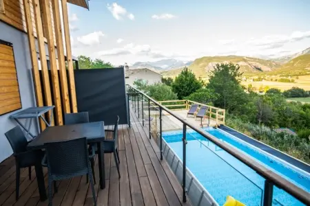 Barre des Dourbes, Gîte écologique avec vue sur la montagne - Photo 5