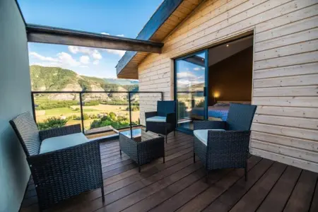 Cheval blanc, Chalet écologique avec vue sur la montagne - Photo 9