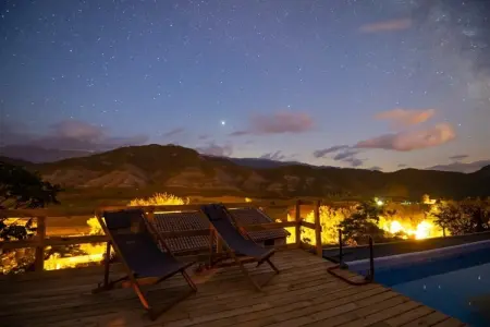 Cheval blanc, Chalet écologique avec vue sur la montagne - Photo 12