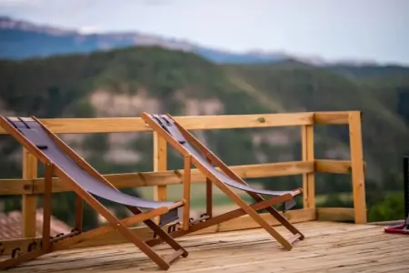 Cheval blanc, Chalet écologique avec vue sur la montagne - Photo 13