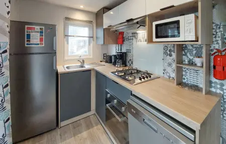 Mobil Home 4 personnes à Saint Julien en Born - Photo 4