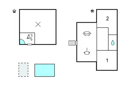 Svasso Maggiore, Appartement 5 personnes à Castiglione del Lago - Photo 18