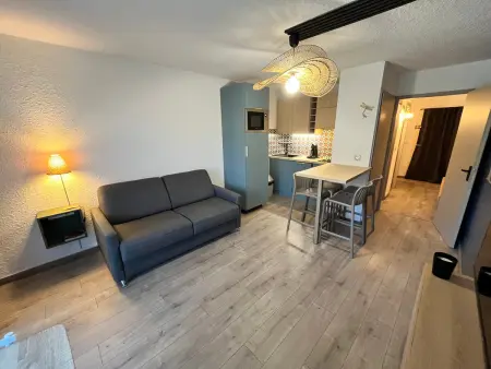 Studio rénové avec balcon, parking privé, proche des pistes - 4 pers - Photo 3