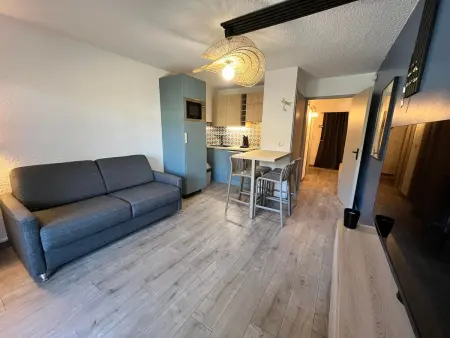 Studio rénové avec balcon, parking privé, proche des pistes - 4 pers - Photo 9