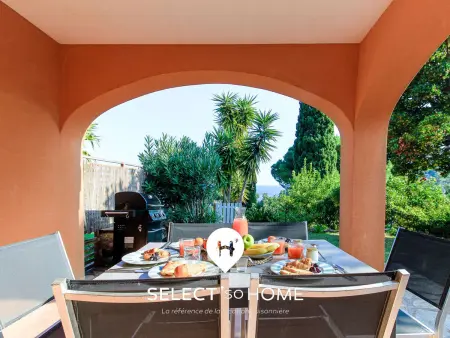 Appartement avec jardin privé à Pramousquier, animaux admis - Photo 1