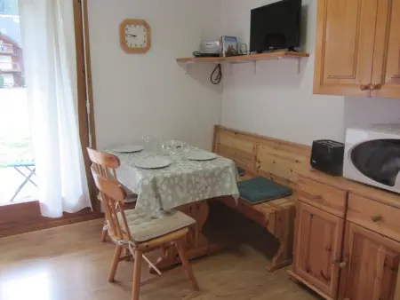 Studio 4 pers aux Contamines avec parking et terrasse - Photo 2