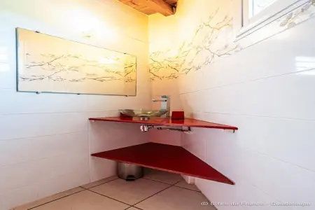 Complexe entier-Résidence-Villa-Salle de Bain amenagée-Vue mer, Villa en Guadeloupe avec piscine extérieure - Photo 28