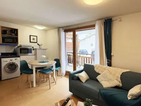 Studio skis aux pieds avec grand balcon à Les Orres - Photo 1