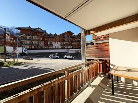 Studio skis aux pieds avec grand balcon à Les Orres - Photo 7