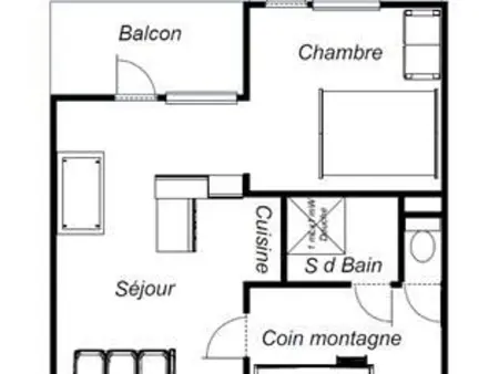 Appartement rénové - 1 chambre, 6 personnes, animaux acceptés - Photo 11