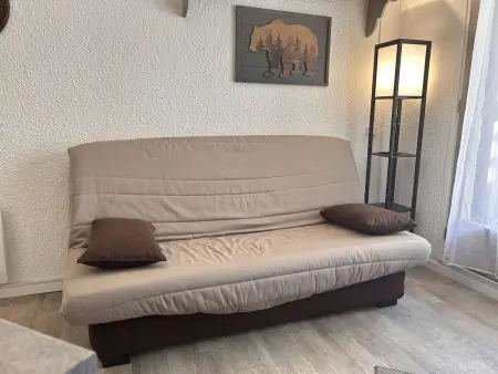 Studio cabine pour 3 personnes à Risoul 1850, proche commodités - Photo 3