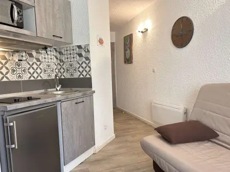 Studio cabine pour 3 personnes à Risoul 1850, proche commodités - Photo 18