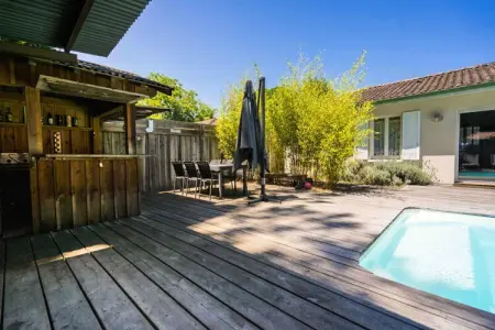 Maison à Gujan-Mestras, Villa à La Hume avec piscine chauffée - Photo 2
