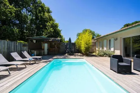 Maison à Gujan-Mestras, Villa à La Hume avec piscine chauffée - Photo 4