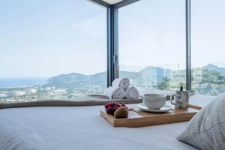 Résidence Maison D'architecte Avec Piscine Chauff&eacute;e & Sublime Vue Mer, Maison à Mandelieu avec piscine chauffée et vue - Photo 32