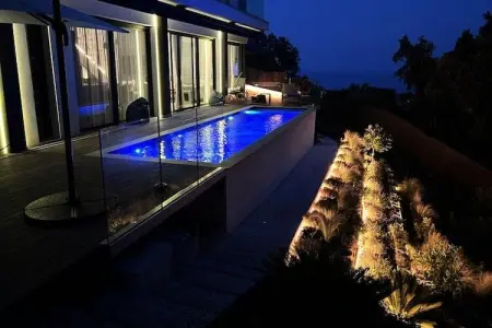 Résidence Maison D'architecte Avec Piscine Chauff&eacute;e & Sublime Vue Mer, Maison à Mandelieu avec piscine chauffée et vue - Photo 40