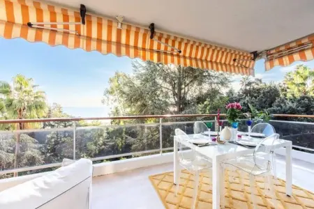 Résidence C&ocirc;te D&rsquo;azur, Vue Mer, Tennis, Plage, Appartement à Golfe-Juan avec vue sur la mer - Photo 13