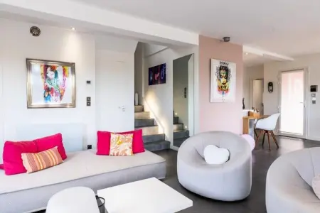 Résidence Villa 5ch Avec Piscine - Golfe Juan, Villa à Golfe-Juan avec piscine et tranquillité - Photo 5