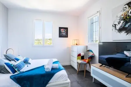 Résidence Villa 5ch Avec Piscine - Golfe Juan, Villa à Golfe-Juan avec piscine et tranquillité - Photo 28